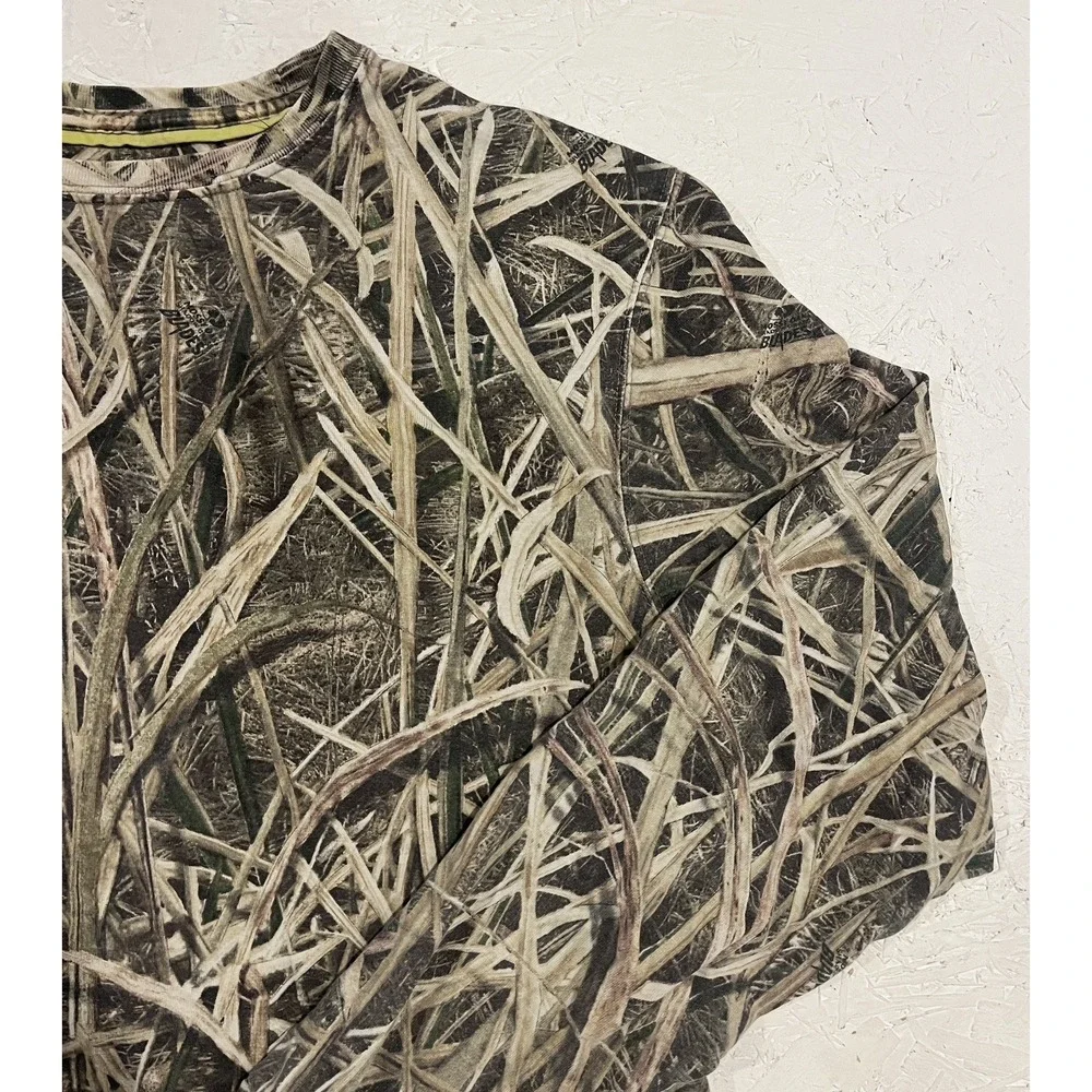Mossy Oak Shadow Grass Blades Long Sleeve Shirt Mens M‎ Camo Hunting Outdoors